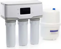 Naturewater NW-5-50RODT Osmoseanlage 190L/Tag, 5-Stufen Trinkwasser Umkehrosmoseanlage mit Display und LED-Filterwechselerinnerung