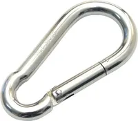 Feuerwehr-Karabiner 50x5 Edelstahl A4