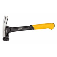 DeWALT Klauenhammer, gebogene Klaue 624g, Hammer, Seitlicher Nagelzieher, Latthammer, Zimmermannshammer, Dachdecker