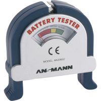 Ansmann 4000001 - univerzálny, malý tester batérií, 9V batérie, zvyšková kapacita, zobrazenie zvyškovej kapacity