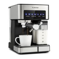Klarstein, espresso kávovar s portafiltrom, napeňovač mlieka, 1350W, 1,8l, 20bar