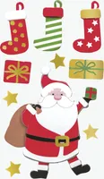 Sticker-Etikett Nikolaus 10 Stück bunt Packung mit 6 Stück