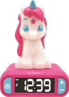 Lexibook RL800UNI Kinderwecker Einhorn mit LED Nachtlicht Funktion