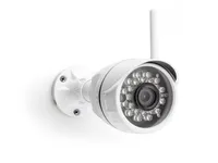 Vonkajšia bezpečnostná kamera Caliber - nočné videnie - WiFi alebo káblová - s aplikáciou Smart Home - vodotesná (HWC401)