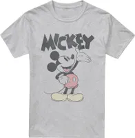 Mickey Mouse & Friends - "Washout" T-Shirt für Herren TV2713 (XL) (Grau)