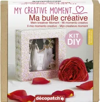 Décopatch 5x Mini-Set für Erwachsene, Mein kreativer Moment, Rahmen KIT041C