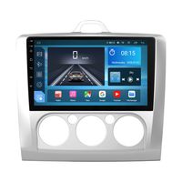 Eunavi 4G 2 din Android 10 Autoradio Multimedia Video Player Für Ford Focus 2 3 Mk2 MK3 2004 - 2011 Fließheck GPS Carplay DVD