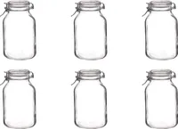 Rocco Bormioli Vorratsglas Fido Einmachglas 3 Liter 6 Stück