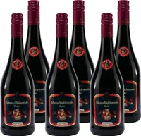 Schwarze Mädchentraube Merlot Rotwein -lieblich- (6 x 0,75L)