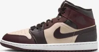 Nike Air Jordan 1 Mid SE "Paris YMCA", Braun/Beige, Größe: 36