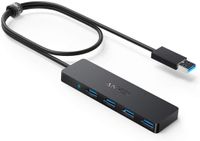 4-Port USB 3.0 Hub Black / 2ft