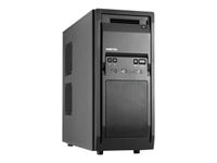 Chieftec LF-02B-OP - Midi-Tower - PC - Schwarz - ATX, Micro ATX - Heimbüro - Boden