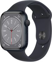 Apple watch series 8 GPS aluminiumgehäuse 45mm Sportarmband mitternacht schwarz