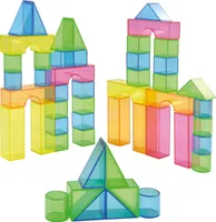 EDUPLAY 120301 50 Transparentblocks in Box, mehrfarbig, 51-teilig (1 Set)