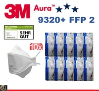 10er Pack 3M™ Aura™ Atemschutzmaske 9320+ FFP2 FFP 2 I CE2797 I ohne Ventil