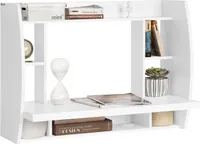 SoBuy Wandtisch,Schreibtisch,Computertisch,Bücherregal, FWT18-W