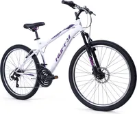 Huffy Extent 26 Zoll Unisex Fahrrad, Mountainbike,  Jungenfahrrad, Mädchenfahrrad, ab 12 Jahren, Weiss