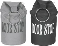 ESSCHERT DESIGN Türstopper zarážka dveří 2,76 kg 34cm Ø13,5cm grau/schwarz