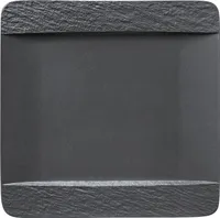 Villeroy & Boch Manufacture Rock sada 6 tanierov štvorcových čiernych 28 cm