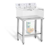 Royal Catering Untergestell für Fritteuse - 62 x 42 cm