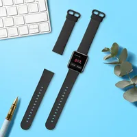 kwmobile 2x Sportarmband kompatibel mit Xiaomi Mi Watch Lite / Redmi Watch Armband - Fitnesstracker Band Set aus TPU Silikon