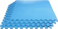 Merco Colored Puzzle fitness podložka modrá balení 4 ks