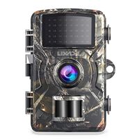 Lixada 16MP 1080P Wild- und Wildjagdkamera Bewegungsaktivierte Überwachungskamera IP66 Wasserdichte Outdoor-Infrarot-Nachtsicht-Jagd-Scouting-Kamera