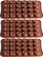 Pralinenform,Schokoladenform,Bonbons Backen form aus Silikon,Schokoladenform 3er Set Pralinen Flexible Backen Form Backen Schokoladenform aus Silikon Werkzeug Pralinen oder EIS Silikonform