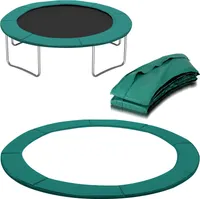 Yakimz zahradní trampolína, kryt okrajů Ø305cm 100% odolný proti roztržení UV záření, zelený