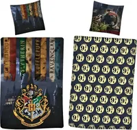 Harry Potter Hogwarts Bettwäsche 2tlg Set 135x200 80x80 cm 100% Baumwolle