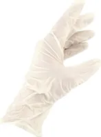 Original 100 Stück Nitrilhandschuhe Einweg, puderfrei, Größe L, weiß