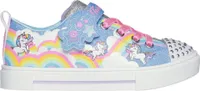 SKECHERS Twinkle Toes Jumpin Schuhe Kinder blau 34