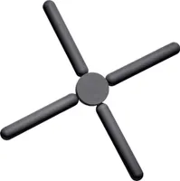 Thiru Topfuntersetzer faltbar, Ø 22 cm, hitzebeständig bis 200 °C, BPA-frei