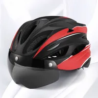 Cyklistická přilba, cyklistická přilba, městská přilba, s integrovaným zadním světlem LED, 58-62 cm
