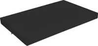 Palettenkissen Palettenauflagen Sitzkissen - 120x80 cm - Outdoor und Indoor - schwarz