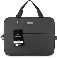 Zagatto ZG89 Damen Laptop-Tasche 15,6 Zoll Herren Notebooktasche Aktentasche Schultasche Notebook Schutzhülle Schutztasche sleeve Laptoptasche Schwarz