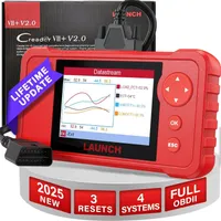 LAUNCH CReader VII+ V2.0 obd2 Diagnosegerät mit vollständige Funktionen, KFZ Diagnosegeräten für Autosystems Motor Getriebe ABS Airbag SRS