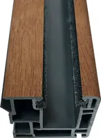 Rollladenführungsschiene golden oak 42x42x2200 mm