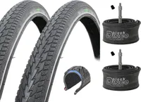 2 x Pannensicherer Fahrradreifen Black Dingo schwarz Reflex 28" Spinifex 42-622 mit DV Schläuchen