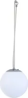Premium Solar LED Hängeleuchte - 20 cm / 4 LED warm weiß - Garten Leucht Kugel Lampe