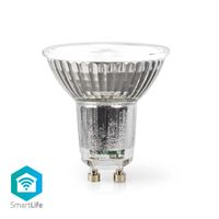 Nedis Wifilrc10Gu10 Smartlife Mehrfarbige Lampe Wi-Fi Gu10 345 Lm 4.9 W Rgb / Warmes bis kaltes Weiß Android&amp;Trade; / Ios Par16