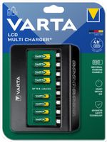 Varta LCD Multi Charger+, nikel-metalhydrid (NiMH), skrat, AA, AAA