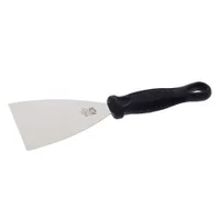 de Buyer 4233.01, Kochspatel, Edelstahl, Edelstahl, Polyamid, Schwarz, 80 mm