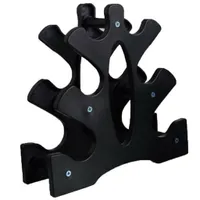 Kurzhantel Set, Hexagon, mit Hantelständer, Mattes Finish, Neopren-Beschichtung, Krafttraining, zu Hause, Fitnessstudio