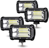 TRMLBE 4 * 72W LED pracovné svetlo, 10-30V LED pomocné svetlomety Offroad svetlomety, 5400LM na pracovné svetlo IP67 reflektor SUV Truck UTV