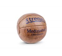TRENAS Medizinball aus Leder | 1500 g