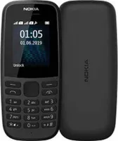 Mobiltelefon für ältere Erwachsene Nokia 105 1,8" QQVGA Schwarz  Nokia