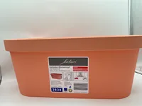 Belavi Geländer-Blumentopf aus Kunststoff apricot Blumentopf Balkon