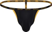 Sukrew - Pánská tanga - G-String Trophy Black - Černá - 1 x velikost XL