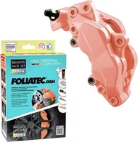 Foliatec Bremssattellack-Set - Juicy Peach - 3 Komponenten